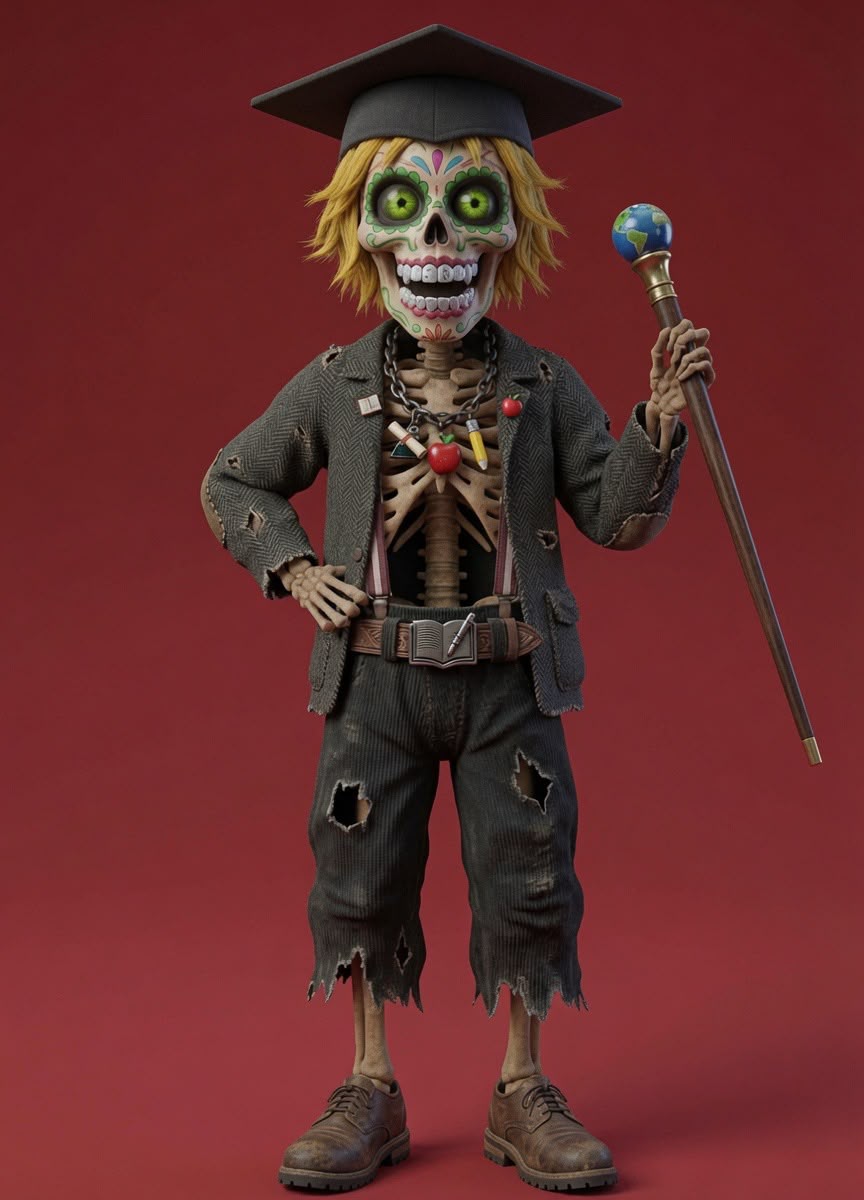 Prof. Calavera, the Oxford scholar